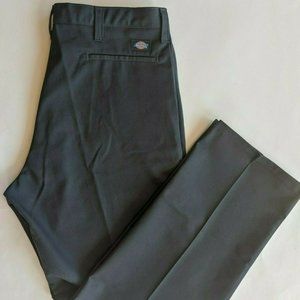 Dickies Dark Navy Men's 38x32 Work Uniform Trousers Original Fit Dress Pants NWT